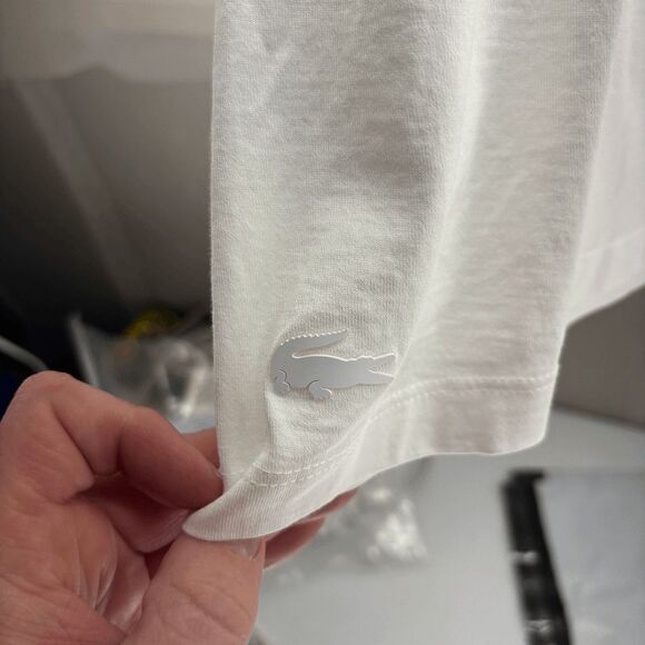 Lacoste Fra 27 Mens Size 3XL Regular Fit T-Shirt Alligator Made in Peru EUC - Picture 5 of 8